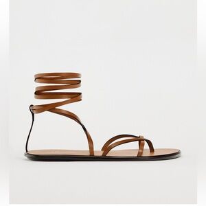 LEATHER Sandals Zara